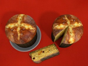 panettone Modelo 3D