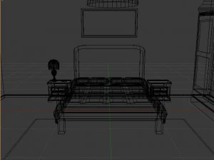 classic bedroom 3D Model