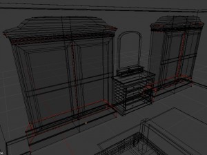 classic bedroom Modello 3D