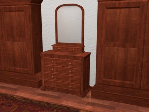 classic bedroom Modello 3D