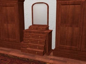 classic bedroom Modello 3D