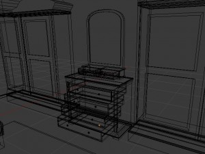 classic bedroom Modello 3D