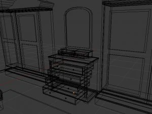 classic bedroom 3D Model