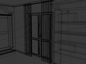 classic bedroom Modello 3D