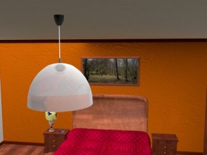 classic bedroom Modello 3D