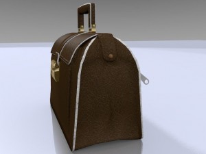 leather bag 3D Model