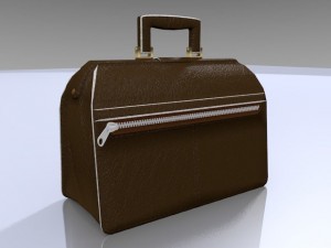 leather bag 3D Model