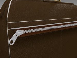 leather bag 3D Model