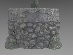 stone fountain 3D Model