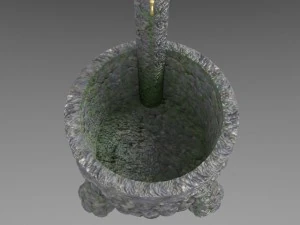 stone fountain 3D Model