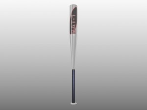 baseball field bat and ball 3D 모델