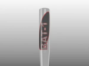baseball field bat and ball 3D Model