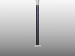 baseball field bat and ball 3D 모델