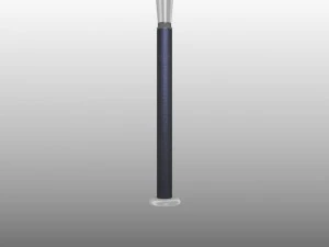 baseball field bat and ball 3D Model