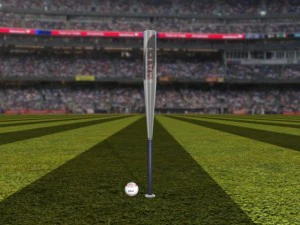 baseball field bat and ball 3D Model