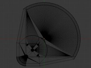 baseball field bat and ball 3D Model