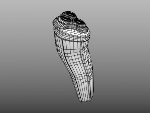 electric shaver Model 3D