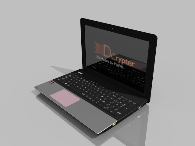 notebook 3D Model .c4d .max .obj .3ds .fbx .stl .blend 
