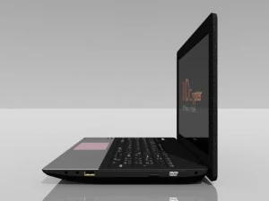 notebook 3D Model