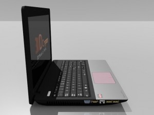 notebook 3D मॉडल