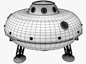 ufo Modello 3D