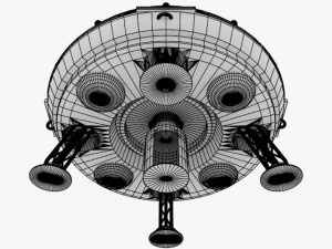 ufo Modello 3D