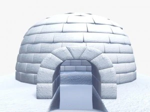 eskimo kul&uuml;besi 3D Model