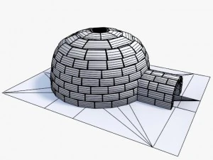 eskimo kul&uuml;besi 3D Model