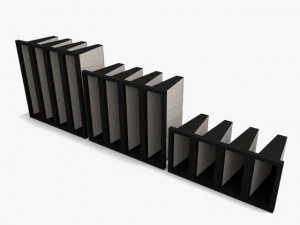 filtro de saco rígido Modelo 3D