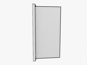 rigid bag filter Model 3D
