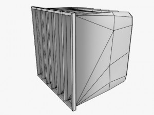 soft bag filter 3D Модель