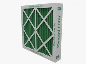 pleated filter 3D Model