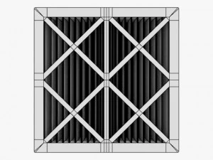 pleated filter 3D Model