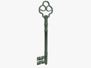 key of the book 3D Model
