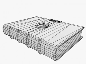 key of the book 3D Model
