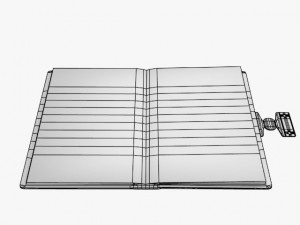 key of the book 3D Model