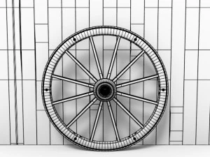 вагонне колесо 3D Модель