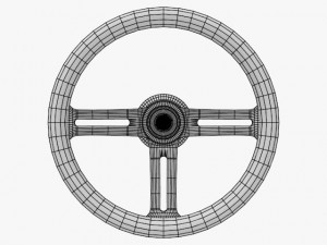 california metal flake steering 3D Модель