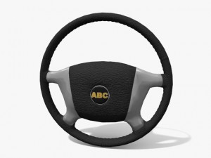 modern steering 3D Model