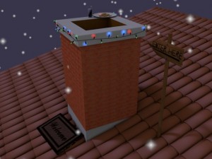 waiting for santa claus 3D-Modell