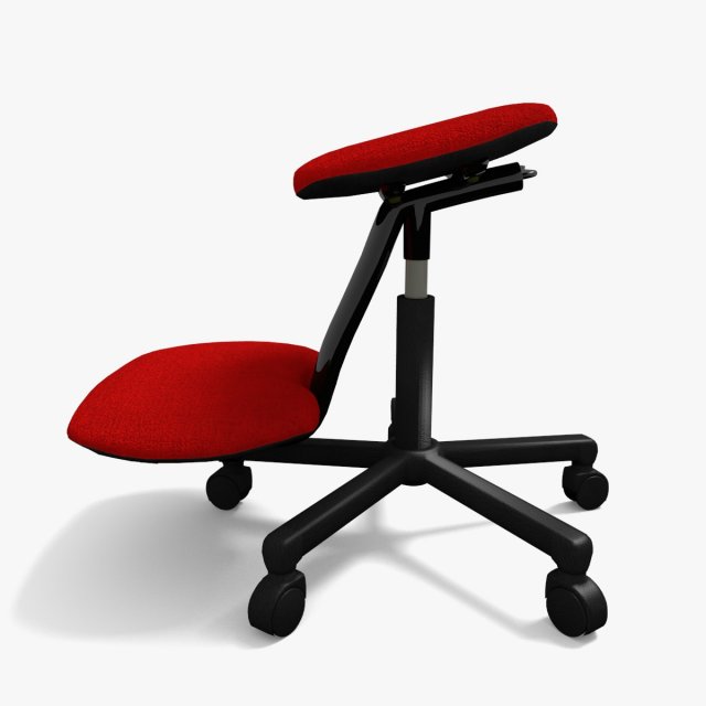 ergonomic stool Model 3D .c4d .max .obj .3ds .fbx .stl .blend 