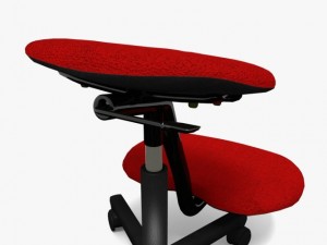 ergonomic stool Model 3D
