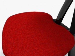 ergonomic stool Model 3D