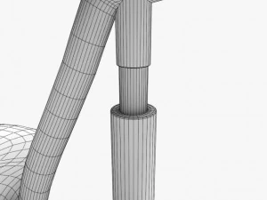 ergonomic stool 3D Model