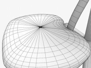 ergonomic stool Model 3D