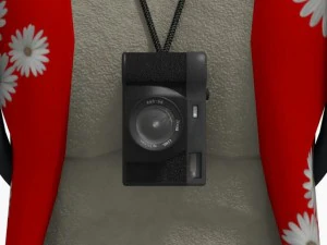 grey alien tourist 3D Model