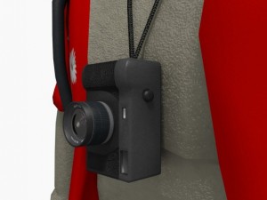 grey alien tourist 3D-Modell