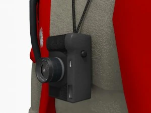 grey alien tourist 3D Model