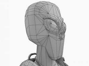 grey alien tourist 3D Model