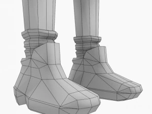 grey alien tourist 3D Model